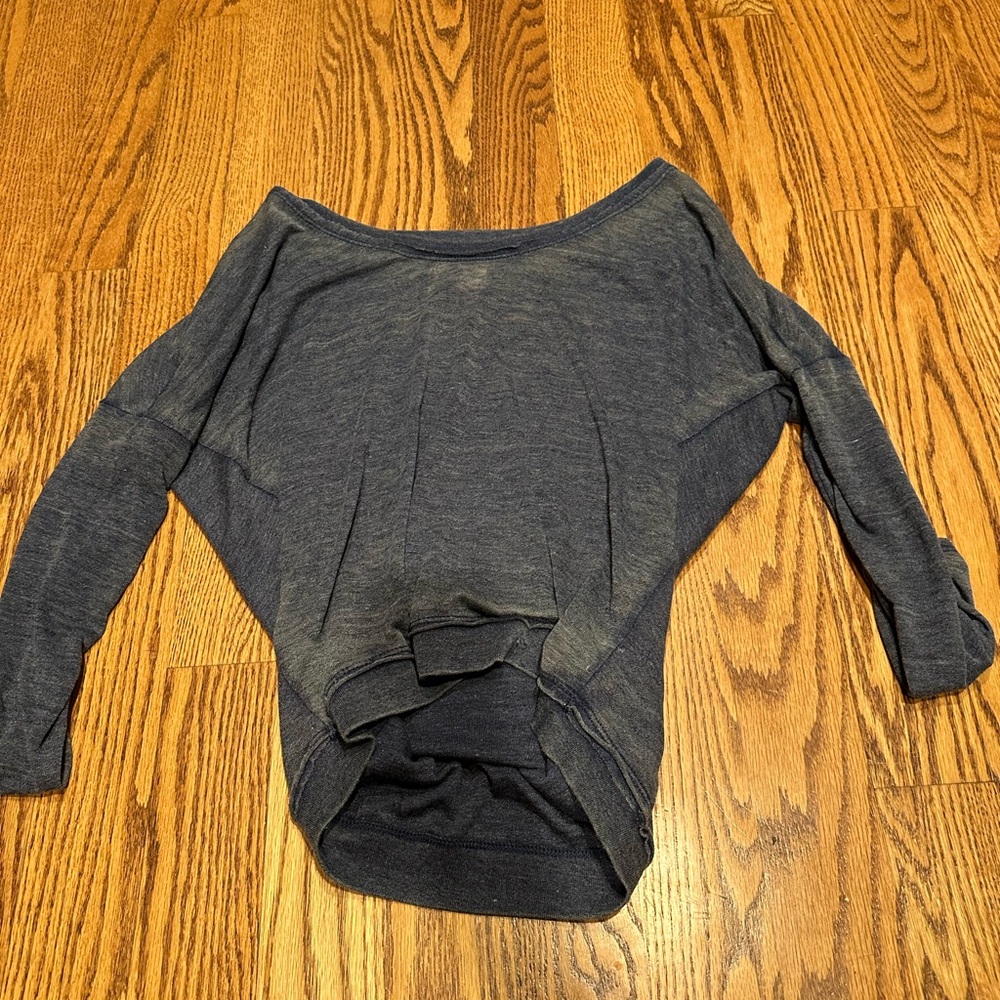 Off the shoulder open back long sleeve!